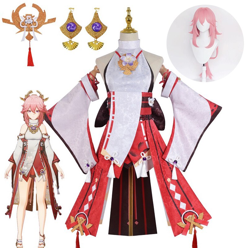  Ʈ Yae Miko ڽ ǻ,  ߿   巹,  Ƽ  ҷ ǻ
